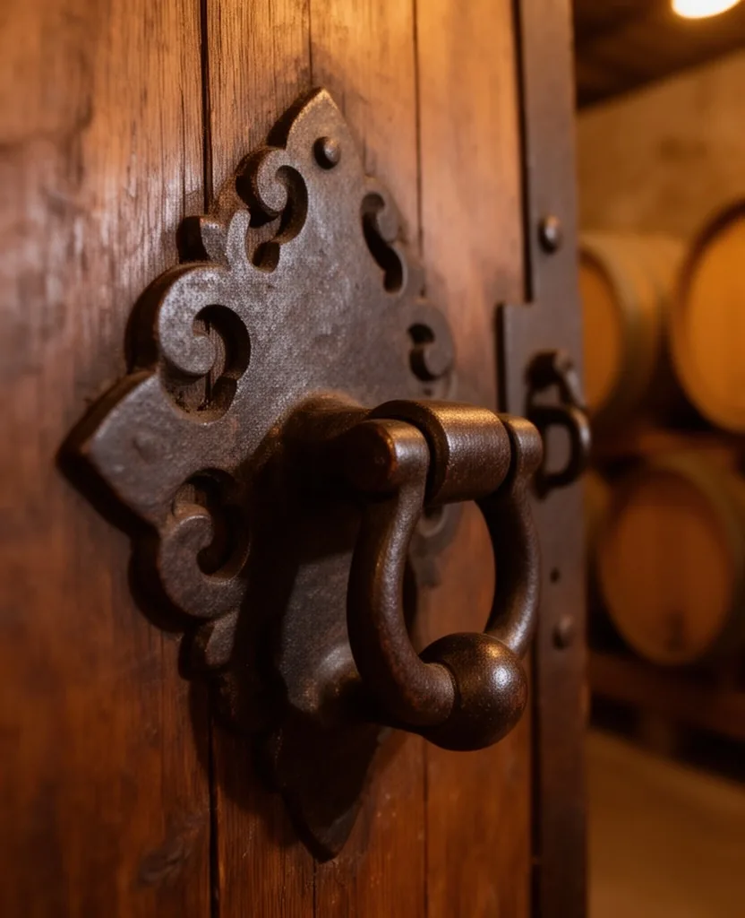 Mecanismo de cierre en bodega de Mendoza